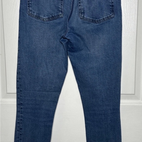 Reformation Jeans Women’s 27 Mid Rise Skinny Destin Medium Wash Distressed 27x27 - Picture 2 of 14